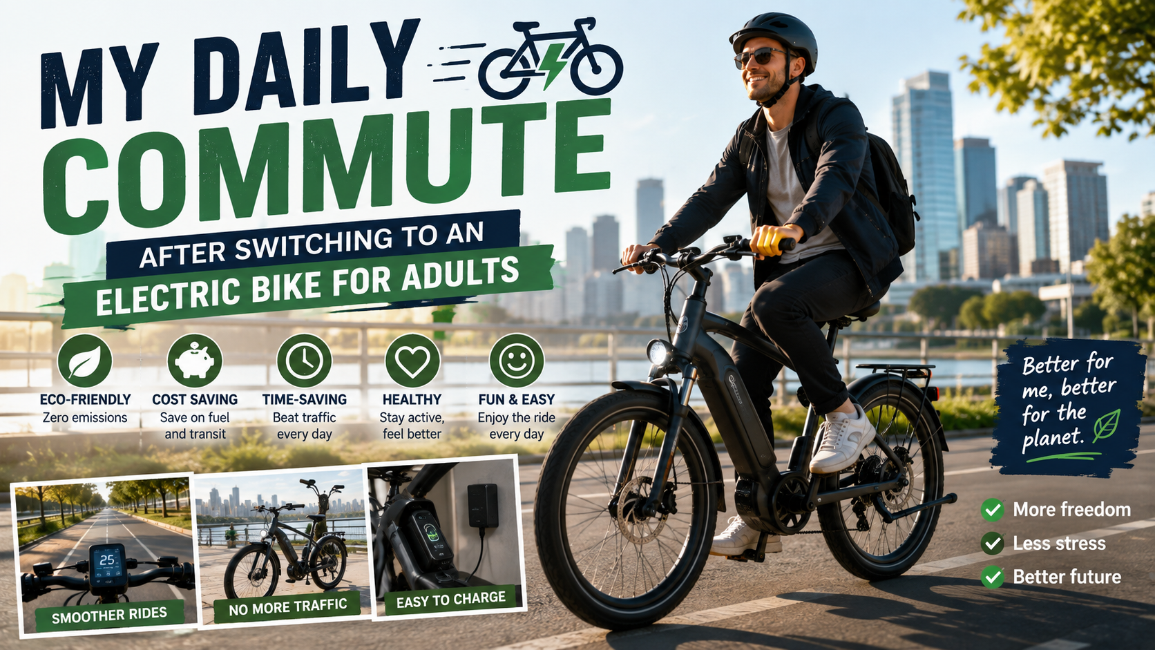 My Daily Commute After Switching to an Electric Bike for Adults