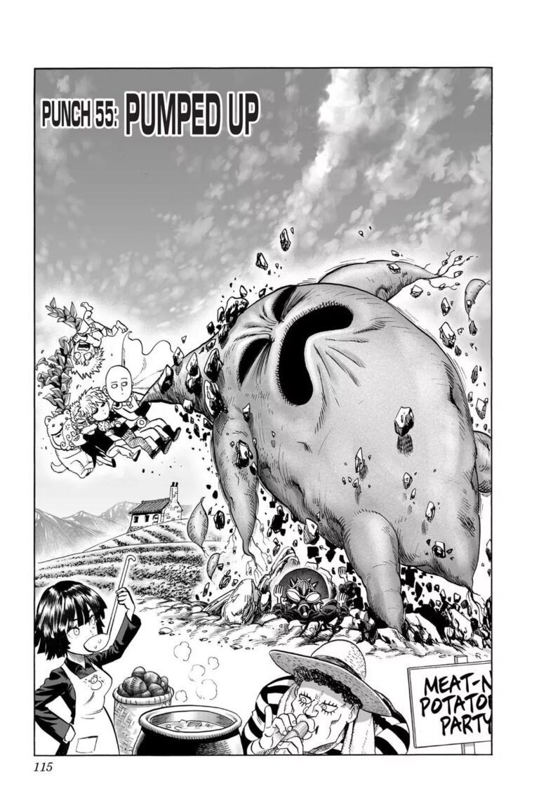 One punch man chapter-55