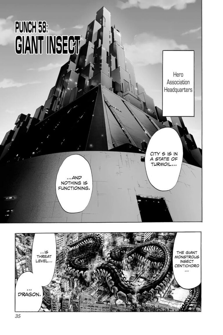 One punch man chapter-58