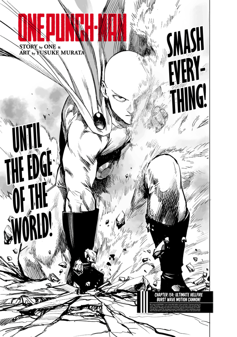 One punch man chapter 154