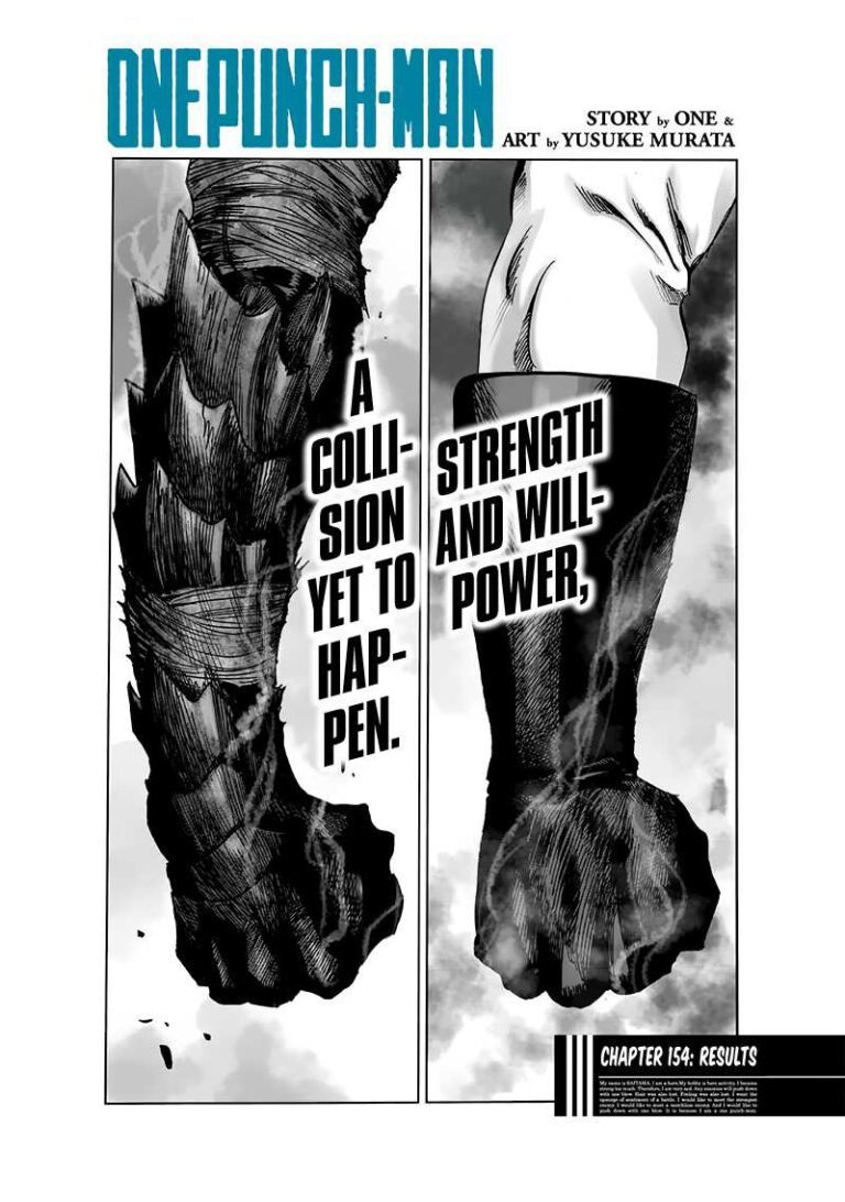 One punch man chapter 155