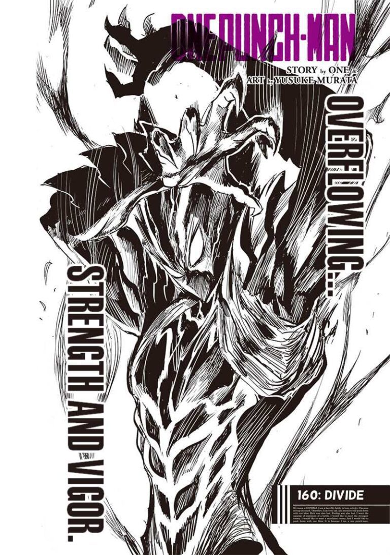 One punch man chapter 160